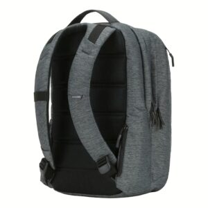 Incase รุ่น City Backpack - กระเป๋าเป้สะพายหลัง - สี Heather Black/Gunmetal Gray