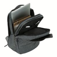 Incase รุ่น City Backpack - กระเป๋าเป้สะพายหลัง - สี Heather Black/Gunmetal Gray