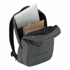 Incase รุ่น City Compact Backpack - กระเป๋าเป้สะพายหลัง - สี Heather Black/Gunmetal Gray