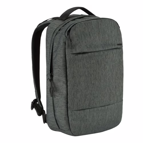 Incase รุ่น City Compact Backpack - กระเป๋าเป้สะพายหลัง - สี Heather Black/Gunmetal Gray