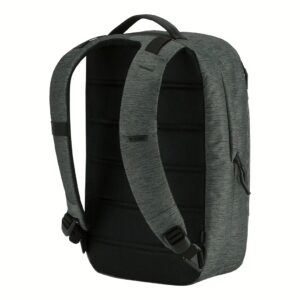 Incase รุ่น City Compact Backpack - กระเป๋าเป้สะพายหลัง - สี Heather Black/Gunmetal Gray