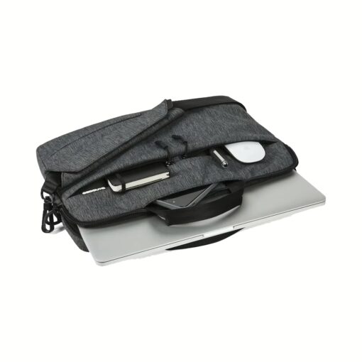 Incase รุ่น City Brief 15" - กระเป๋าโน๊ตบุ๊ค Macbook Pro 15" - สี Heather Black/Gunmetal Gray - Image 4