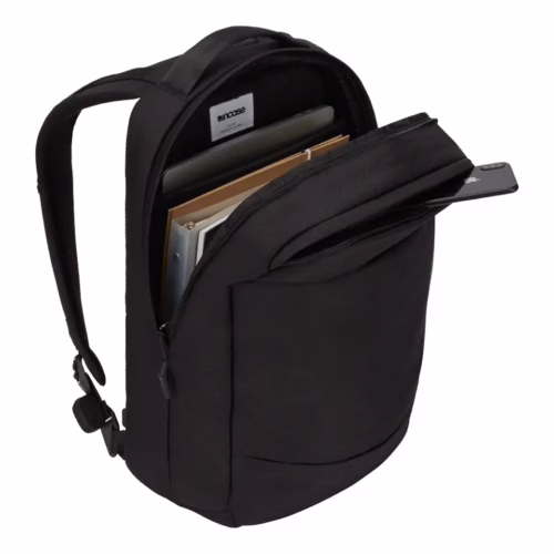 Incase รุ่น City Compact Backpack with Diamond Ripstop - กระเป๋าเป้สะพายหลัง - สี Black