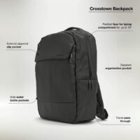 Incase รุ่น Crosstown Backpack - กระเป๋า - สี Black