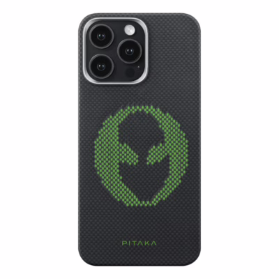 Pitaka รุ่น Aries Tactile Woven Case - เคส iPhone 15 Pro - สี Alien