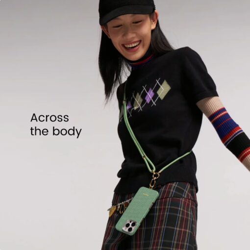 Pitaka รุ่น 1 to 3 Phone Strap - สายคล้อง - สี Forest Green - Image 2