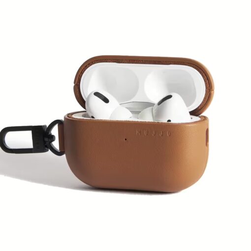 Mujjo รุ่น Echelon - เคส Airpod Pro 2/1 - สี Tan - Image 5