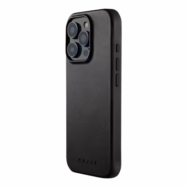 Mujjo รุ่น Leather Case - เคส iPhone 16 Pro - สี Black