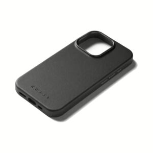 Mujjo รุ่น Leather Case - เคส iPhone 16 Pro - สี Black