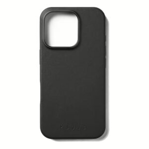 Mujjo รุ่น Leather Case - เคส iPhone 16 Pro - สี Black