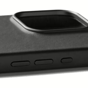 Mujjo รุ่น Leather Case - เคส iPhone 16 Pro - สี Black