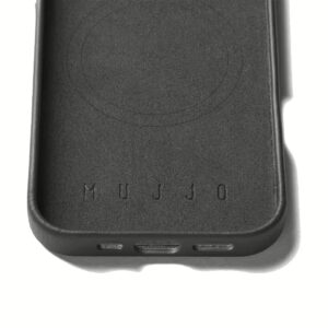 Mujjo รุ่น Leather Case - เคส iPhone 16 Pro - สี Black