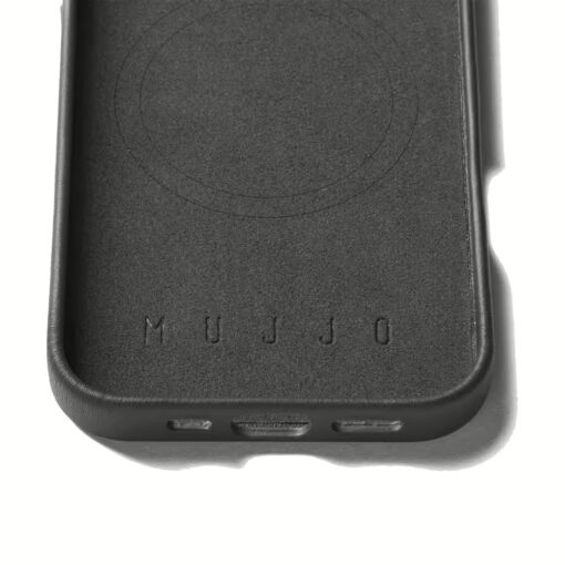 Mujjo รุ่น Leather Case - เคส iPhone 16 Pro - สี Black - Image 9