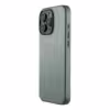 Mujjo รุ่น Leather Case - เคส iPhone 16 Pro - สี Green Smoke