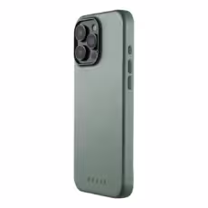 Mujjo รุ่น Leather Case - เคส iPhone 16 Pro - สี Green Smoke
