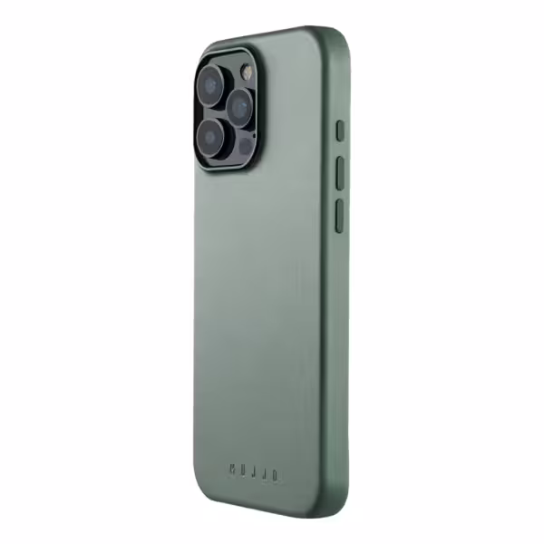 Mujjo รุ่น Leather Case - เคส iPhone 16 Pro - สี Green Smoke