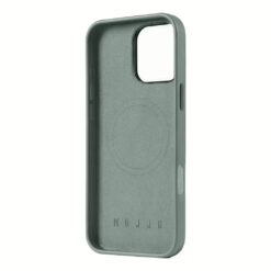 Mujjo รุ่น Leather Case - เคส iPhone 16 Pro - สี Green Smoke