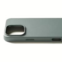 Mujjo รุ่น Leather Case - เคส iPhone 16 Pro - สี Green Smoke