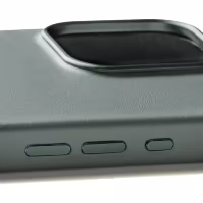 Mujjo รุ่น Leather Case - เคส iPhone 16 Pro - สี Green Smoke