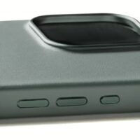Mujjo รุ่น Leather Case - เคส iPhone 16 Pro - สี Green Smoke