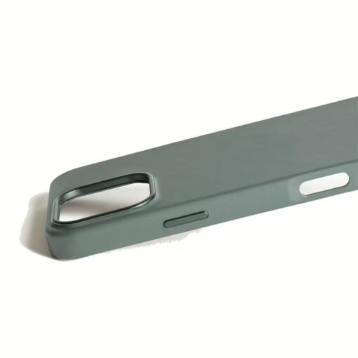 Mujjo รุ่น Leather Case - เคส iPhone 16 Pro - สี Green Smoke - Image 9