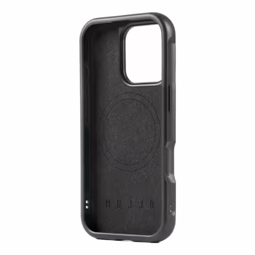 Mujjo รุ่น Shield Case - เคส iPhone 16 Pro - สี Black