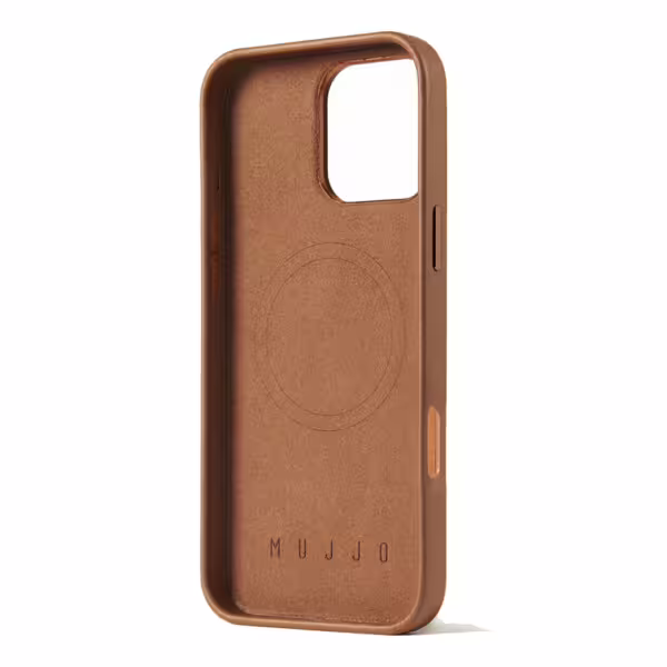 Mujjo รุ่น Leather Case - เคส iPhone 16 Pro Max - สี Tan