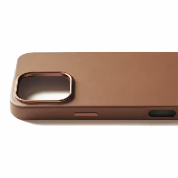 Mujjo รุ่น Leather Case - เคส iPhone 16 Pro Max - สี Tan