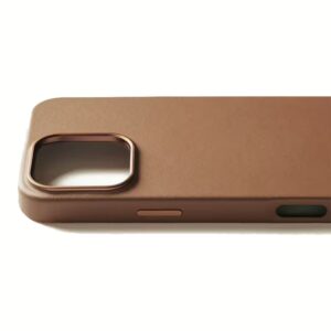 Mujjo รุ่น Leather Case - เคส iPhone 16 Pro Max - สี Tan