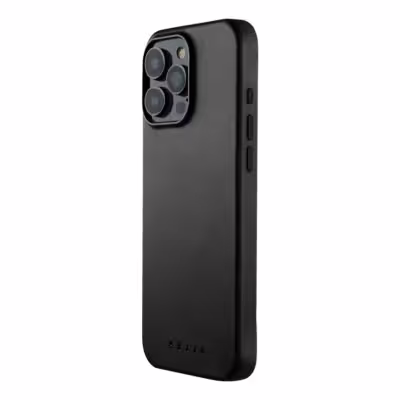 Mujjo รุ่น Leather Case - เคส iPhone 16 Pro Max - สี Black