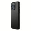 Mujjo รุ่น Leather Case - เคส iPhone 16 Pro Max - สี Black