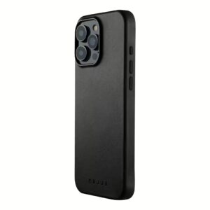 Mujjo รุ่น Leather Case - เคส iPhone 16 Pro Max - สี Black