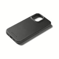 Mujjo รุ่น Leather Case - เคส iPhone 16 Pro Max - สี Black