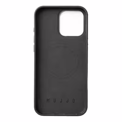 Mujjo รุ่น Leather Case - เคส iPhone 16 Pro Max - สี Black