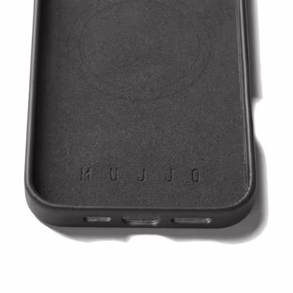 Mujjo รุ่น Leather Case - เคส iPhone 16 Pro Max - สี Black