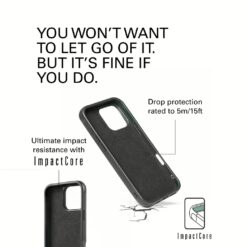 Mujjo รุ่น Shield Case - เคส iPhone 16 Pro Max - สี Black