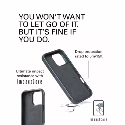 Mujjo รุ่น Shield Case - เคส iPhone 16 Pro Max - สี Steel Blue