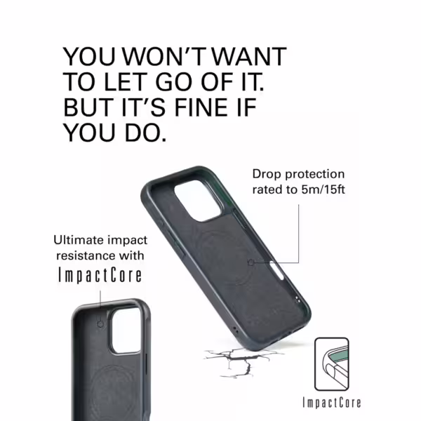 Mujjo รุ่น Shield Case - เคส iPhone 16 Pro Max - สี Steel Blue