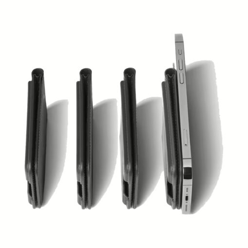 Mujjo รุ่น Wallet Stand - ที่เก็บบัตรติดหลังมือถือ - สี Black - Image 7
