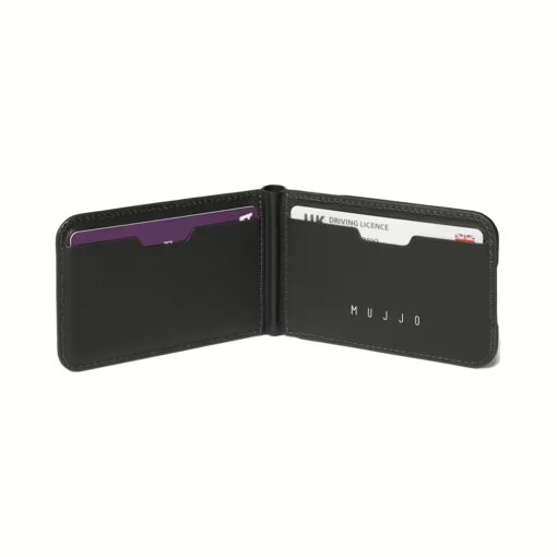 Mujjo รุ่น Wallet Stand - ที่เก็บบัตรติดหลังมือถือ - สี Black - Image 8