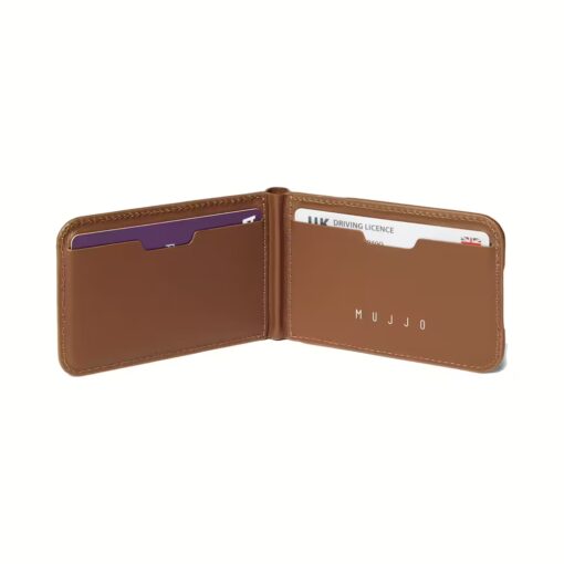 Mujjo รุ่น Wallet Stand - ที่เก็บบัตรติดหลังมือถือ - สี Tan - Image 8