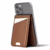 Mujjo รุ่น Wallet Stand - ที่เก็บบัตรติดหลังมือถือ - สี Tan