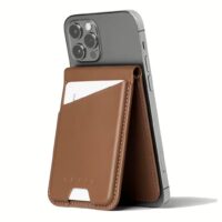 Mujjo รุ่น Wallet Stand - ที่เก็บบัตรติดหลังมือถือ - สี Tan
