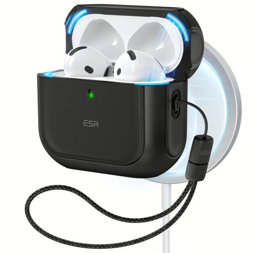 ESR รุ่น Orbit Hybrid (HaloLock) - เคส AirPods 4 - สี  Black