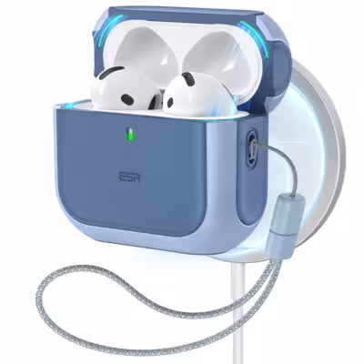 ESR รุ่น Orbit Hybrid (HaloLock) - เคส AirPods 4 - สี  Blue