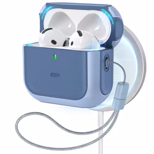 ESR รุ่น Orbit Hybrid (HaloLock) - เคส AirPods 4 - สี Blue