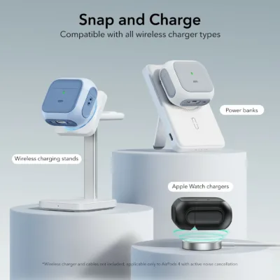 ESR รุ่น Orbit Hybrid (HaloLock) - เคส AirPods 4 - สี White