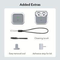 ESR รุ่น Orbit Hybrid (HaloLock) - เคส AirPods 4 - สี White