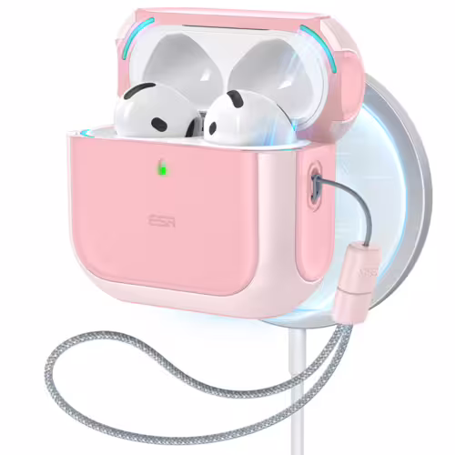 ESR รุ่น Orbit Hybrid (HaloLock) - เคส AirPods 4 - สี Pink