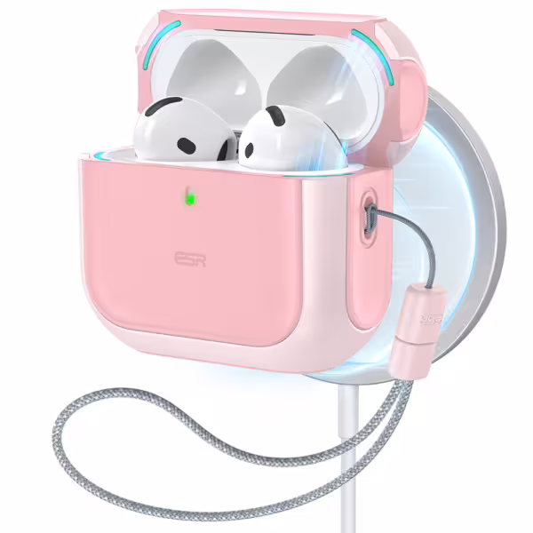 ESR รุ่น Orbit Hybrid (HaloLock) - เคส AirPods 4 - สี Pink